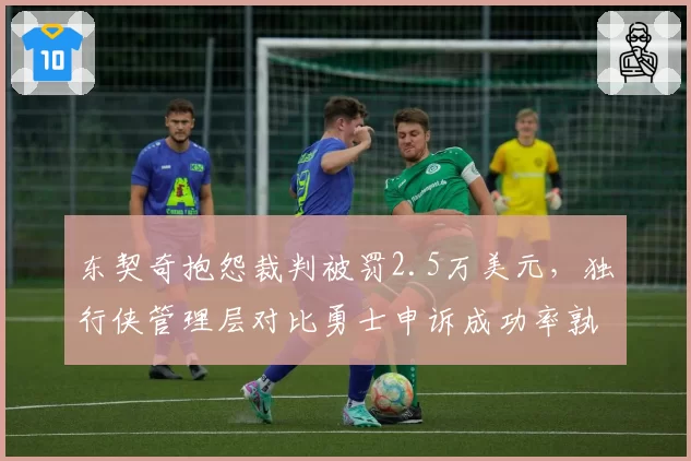 东契奇抱怨裁判被罚2.5万美元，独行侠管理层对比勇士申诉成功率孰高孰低？